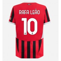 Moški Nogometni dresi AC Milan Rafael Leao #10 Domači 2024-25 Kratek Rokav